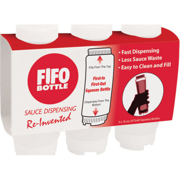 Allpoints Bottle, Fifo , 16 Oz, Nsf, Std3 Pk 2801819